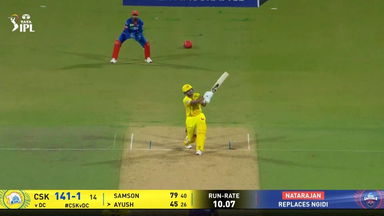 IPL 2026 M18: CSK vs DC - Ayush Mhatre Six
