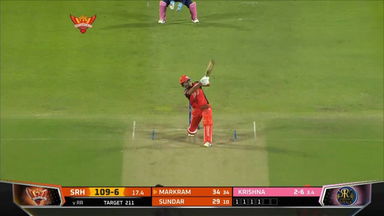 M05: SRH vs RR – Aiden Markram Six