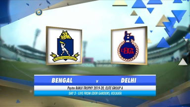 Ranji Trophy 2019-20: Bengal vs Delhi - Day 3 Highlights