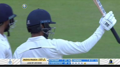 Rajat Patidar's unbeaten 63 against Bengal on Day 3
