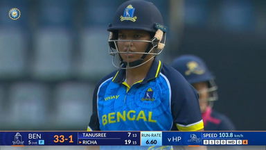 Senior Women's T20 Trophy 2024 SF2: Himachal Pradesh vs Bengal: Richa Ghosh's stroke-filled 31(28)