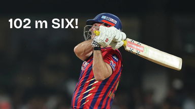 Going, going, GONE! A 102m monster from Marsh