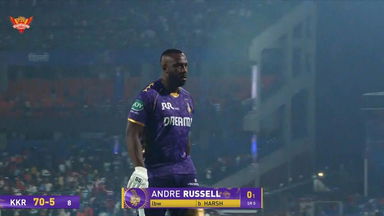 IPL 2025 M68: SRH vs KKR - Andre Russell Wicket