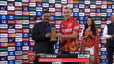 M02: PBKS vs DC – RuPay On-The-Go 4s of the Match – Sam Curran