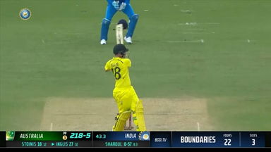 IND vs AUS 2023-24, 1ST ODI: Josh Inglis Six
