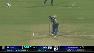 IND vs SL 2023, 1ST ODI: Dasun Shanaka  Six