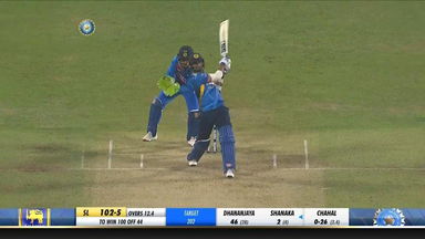 IND vs SL 2020, 3rd T20I: Dasun Shanaka Six