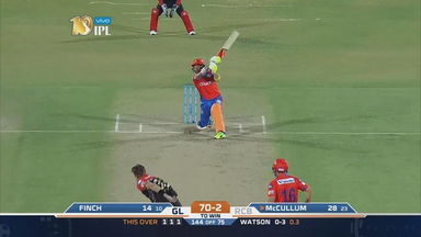 M20: GL vs RCB   – Brendon McCullum Six