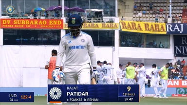 IND vs ENG 2024, 2ND Test: Rajat Patidar Wicket