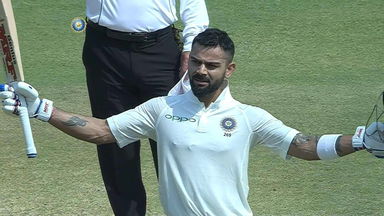 Virat Kohli’s authoritative 24th Test century
