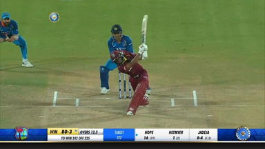 IND vs WI 2018, 2nd ODI: Shai Hope Six