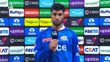 M16: DC vs MI – Tilak Varma Interview
