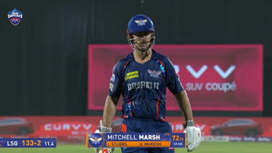 IPL 2025 M04: DC vs LSG - Mitchell Marsh Wicket