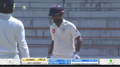 Ranji Trophy 2021-22, Gujarat v Meghalaya, Day 1: Match Highlights