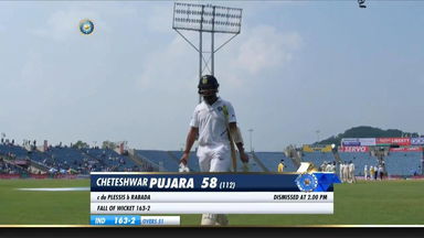 IND vs SA 2019, 2nd Test, Day 1: Cheteshwar Pujara Wicket