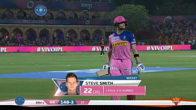 M45: RR vs SRH – Steve Smith Wicket