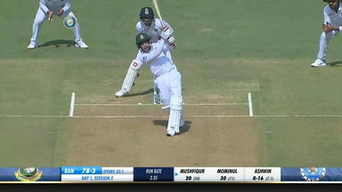 IND vs BAN 2019, 1st Test, Day 1: Mushfiqur Rahim Six