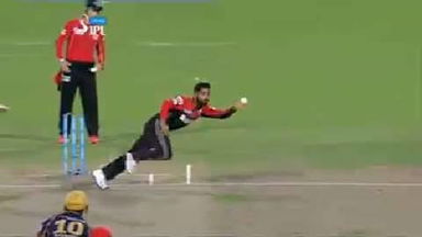 M48: KKR vs RCB – Freecharge Bolt  Moment – Iqbal Abdulla