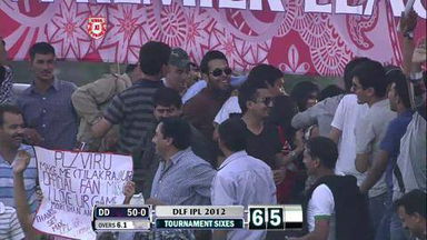 Match 69 KXIP vs DD – Warner's 3rd Six