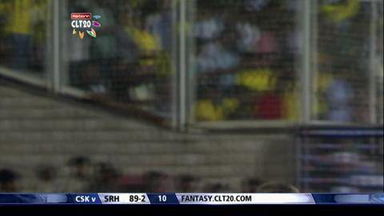 CLT20 2013 M10: CSK vs SRH  –   Fall Of Wickets