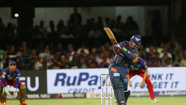 Swinging them spectacularly into the stands ft. Quinton de Kock