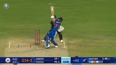 IND vs NZ 2026, 5th T20I: Ishan Kishan Six