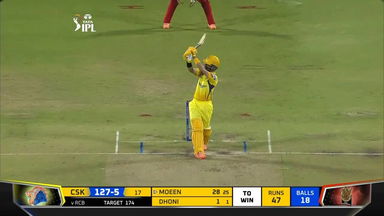 M49: RCB vs CSK – Moeen Ali Six