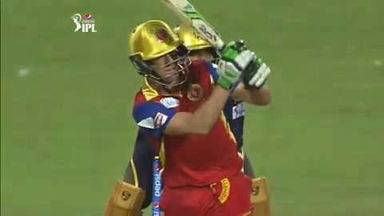 M5: KKR vs RCB – AB de Villiers Six