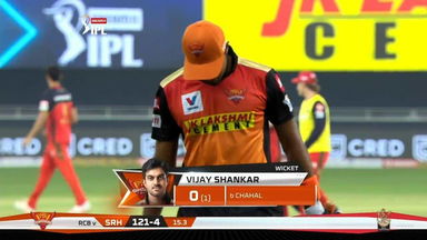 M03: SRH vs RCB – Vijay Shankar Wicket