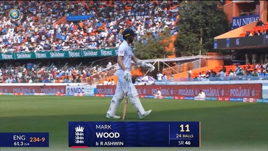 IND vs ENG 2024, 1ST Test: Mark Wood Wicket
