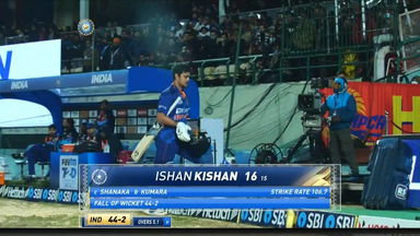 IND vs SL 2022, 2ND T20I: Ishan Kishan Wicket