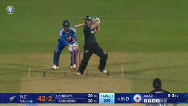 IND vs NZ 2026, 1st T20I: Glenn Phillips Six