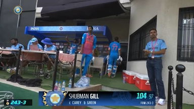 IND vs AUS 2023-24, 2ND ODI: Shubman Gill Wicket