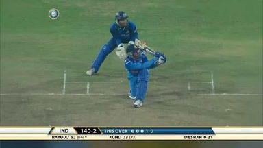 5TH ODI: IND vs SL – Ambati Rayudu Six