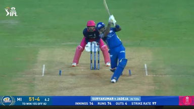 IPL 2026 M69: MI vs RR - Suryakumar Yadav Six