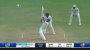 IND vs WI 2018, 2nd Test Day 2: Rishabh Pant Six