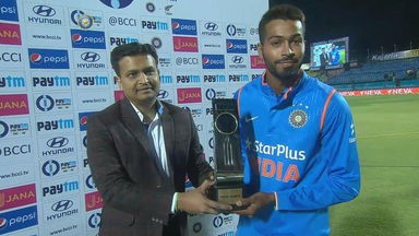 IND vs NZ 2016, 1st ODI: Man of the Match - Hardik Pandya
