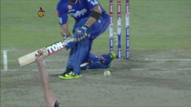 M47: KKR vs RR – Owais Shah Wicket