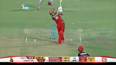 M08: RCB vs KXIP – AB de Villiers Six