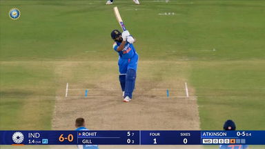 IND vs ENG 2025, 2nd ODI: Rohit Sharma Six