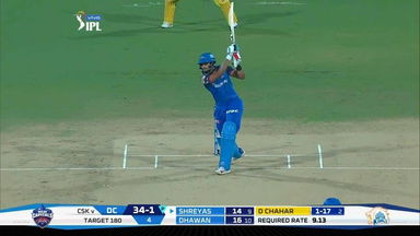 M50: CSK vs DC – Shreyas Iyer Six