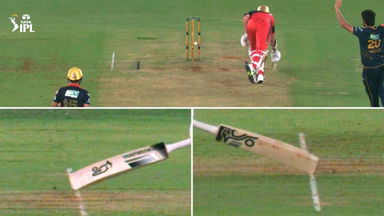 One ball, Two direct hits! Comical end to RCB's innings