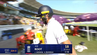 IND vs ENG 2024, 3RD Test: Joe Root Wicket
