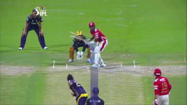 M15: KKR vs KXIP –  Lakshmipathy Balaji Wicket