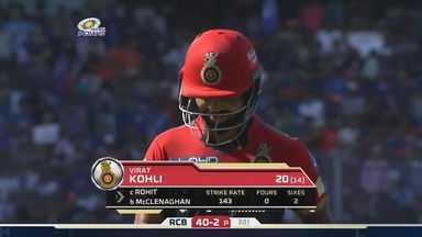 M38: MI vs RCB – Virat Kohli Wicket