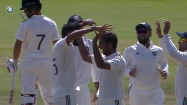 DULEEP TROPHY 2024, India A vs India D: India D 1st Innings Fall of Wickets
