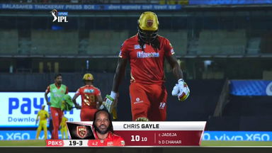 M08: PBKS vs CSK  – Chris Gayle Wicket