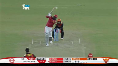 M16: KXIP vs SRH – Chris Gayle Six