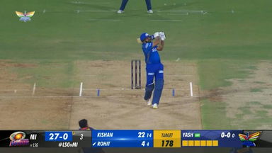 M63: LSG vs MI – Rohit Sharma Six