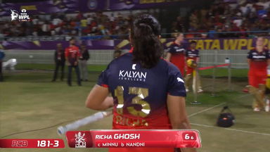 Wicket: Final, Royal Challengers Bengaluru vs Delhi Capitals, WPL 2026: Richa Ghosh Wicket